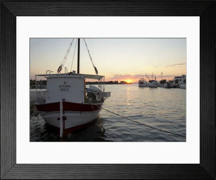 Framed Print : Sunset in Supetar, island of Brac, Dalmatian Coast, Croatia, Europe Framed Print : Sunset in Supetar, island of Brac, Dalmatian Coast, Croatia, Europe