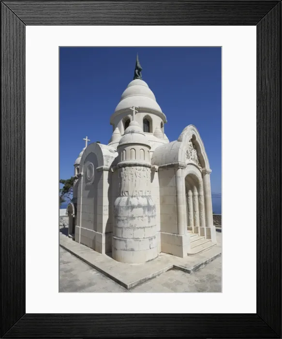 Framed Print : The mausoleum of the Petrinovic family in Supetar, Brac, Croatia, Europe Framed Print : The mausoleum of the Petrinovic family in Supetar, Brac, Croatia, Europe