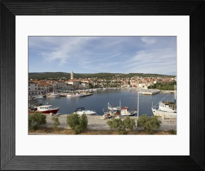Framed Print : Supetar, the main town on the island of Brac, Croatia, Europe Framed Print : Supetar, the main town on the island of Brac, Croatia, Europe