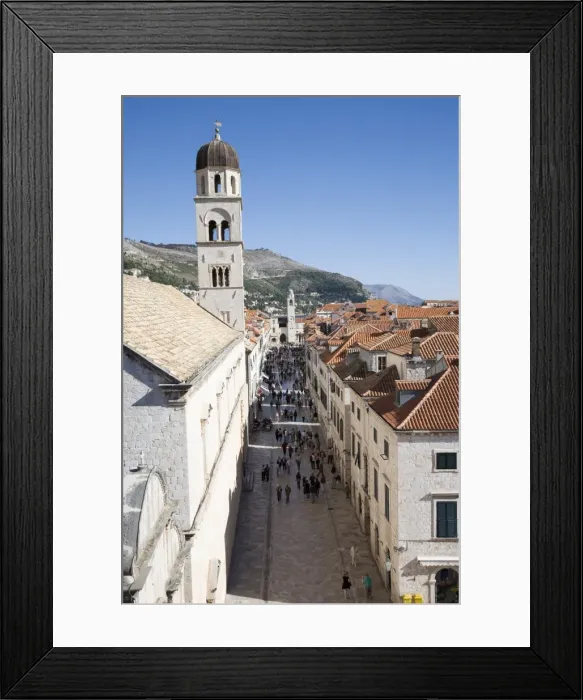 Framed Print : Dubrovnik, Croatia, Europe Framed Print : Dubrovnik, Croatia, Europe