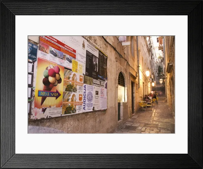 Framed Print : Dubrovnik, Croatia, Europe Framed Print : Dubrovnik, Croatia, Europe