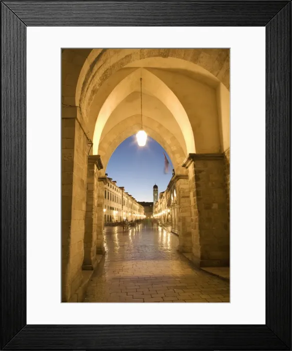 Framed Print : Dubrovnik, Croatia, Europe Framed Print : Dubrovnik, Croatia, Europe