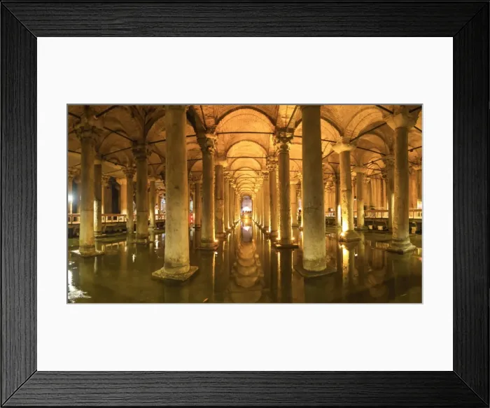 Framed Print : Basilica Cistern (Yerebatan Sarayi) (Sunken Palace), Istanbul, Turkey, Europe Framed Print : Basilica Cistern (Yerebatan Sarayi) (Sunken Palace), Istanbul, Turkey, Europe