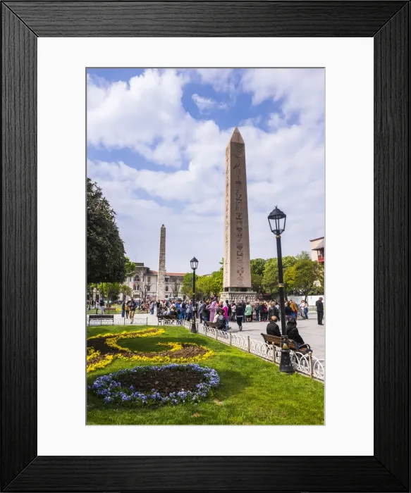 Framed Print : Obelisk of Theodosius (ancient Egyptian obelisk of Pharaoh Thutmose III) in the Hippodrome Framed Print : Obelisk of Theodosius (ancient Egyptian obelisk of Pharaoh Thutmose III) in the Hippodrome