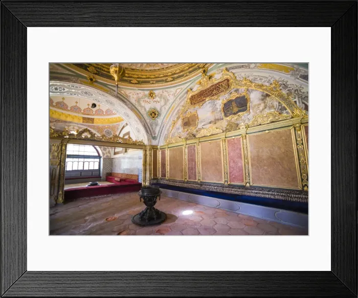 Framed Print : Topkapi Palace decorated interior, UNESCO World Heritage Site, Istanbul, Turkey, Europe Framed Print : Topkapi Palace decorated interior, UNESCO World Heritage Site, Istanbul, Turkey, Europe