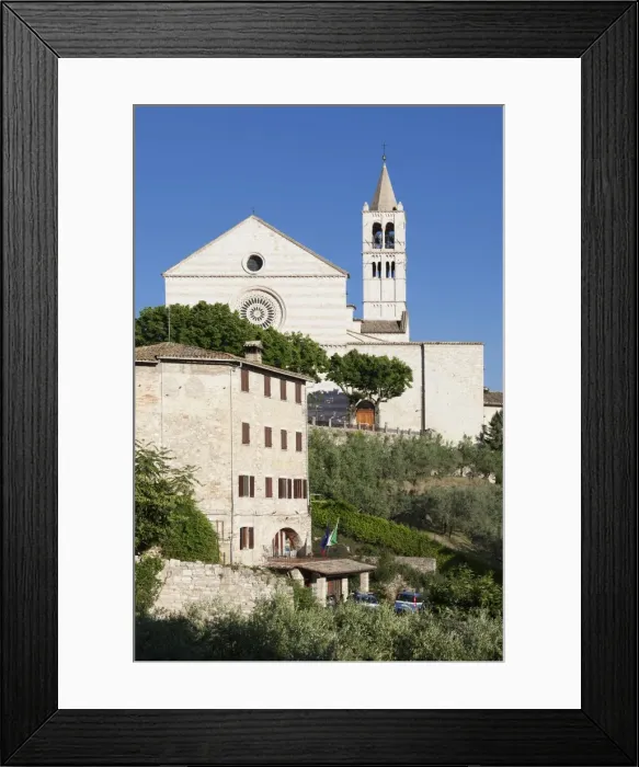 Framed Print : Santa Chiara Basilica, Assisi, Perugia District, Umbria, Italy, Europe Framed Print : Santa Chiara Basilica, Assisi, Perugia District, Umbria, Italy, Europe