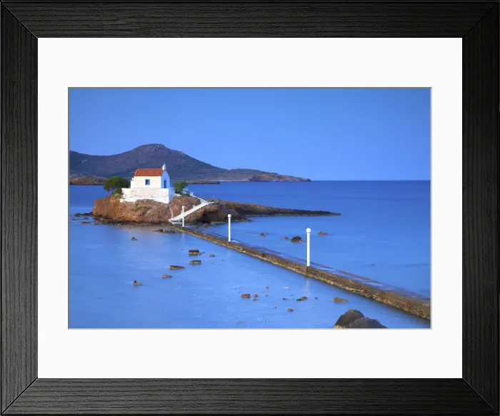 Framed Print : White Chapel at Agios Isidoros, Leros, Dodecanese, Greek Islands, Greece, Europe Framed Print : White Chapel at Agios Isidoros, Leros, Dodecanese, Greek Islands, Greece, Europe