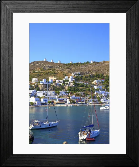 Framed Print : Panteli, Leros, Dodecanese, Greek Islands, Greece, Europe Framed Print : Panteli, Leros, Dodecanese, Greek Islands, Greece, Europe