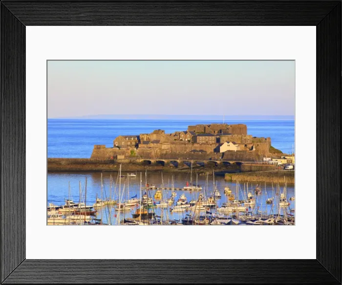 Framed Print : Castle Cornet and the Harbour, St. Peter Port, Guernsey, Channel Islands, United Kingdom Framed Print : Castle Cornet and the Harbour, St. Peter Port, Guernsey, Channel Islands, United Kingdom