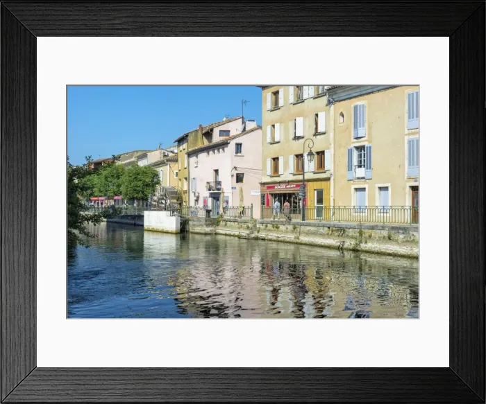 Framed Print : L Isle sur la Sorgue, Vaucluse, Provence Alpes Cote d Azur region, France, Europe