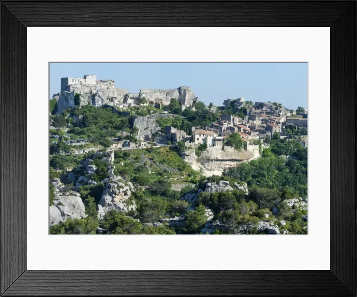 Framed Print : Medieval village of Les Baux de Provence, Bouches du Rhone, Provence Alpes Cote d Azur region Framed Print : Medieval village of Les Baux de Provence, Bouches du Rhone, Provence Alpes Cote d Azur region