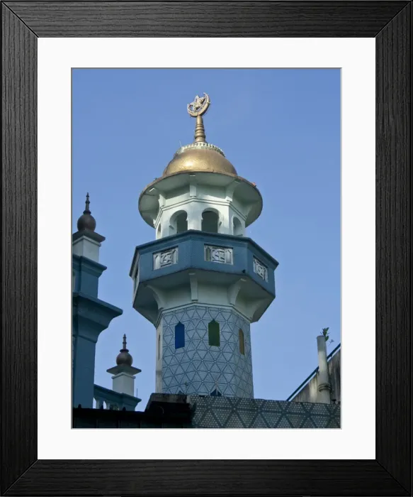 Framed Print : Malabar Mosque, Singapore, Southeast Asia, Asia Framed Print : Malabar Mosque, Singapore, Southeast Asia, Asia