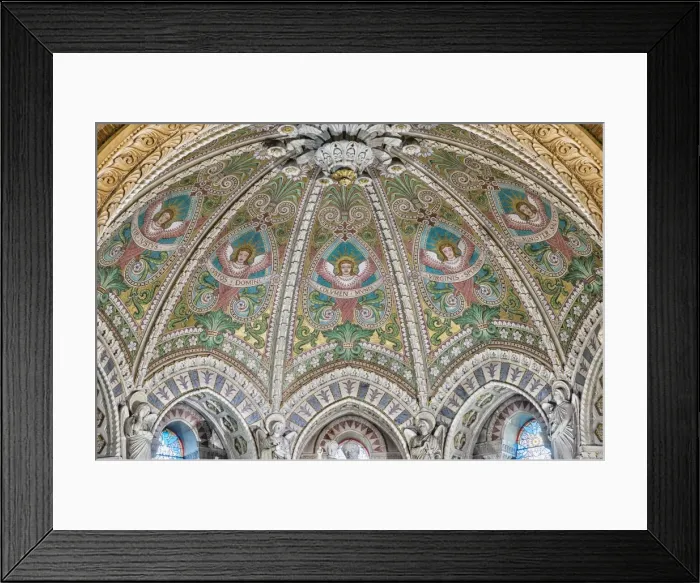 Framed Print : Crypt, Basilica Notre-Dame de Fourviere, UNESCO World Heritage Site, Lyon, Rhone Framed Print : Crypt, Basilica Notre-Dame de Fourviere, UNESCO World Heritage Site, Lyon, Rhone