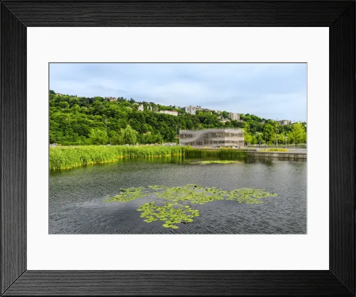 Framed Print : La Confluence district, Lyon, Rhone, France, Europe Framed Print : La Confluence district, Lyon, Rhone, France, Europe