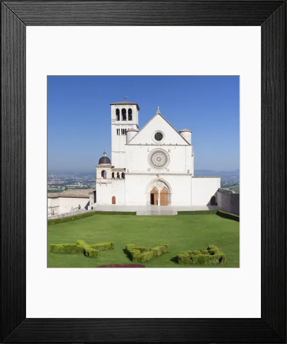 Framed Print : Basilica of San Francesco, UNESCO World Heritage Site, Assisi, Perugia District, Umbria Framed Print : Basilica of San Francesco, UNESCO World Heritage Site, Assisi, Perugia District, Umbria