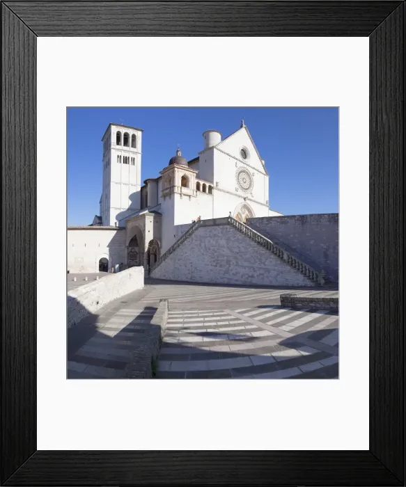 Framed Print : Basilica of San Francesco, UNESCO World Heritage Site, Assisi, Perugia District, Umbria Framed Print : Basilica of San Francesco, UNESCO World Heritage Site, Assisi, Perugia District, Umbria