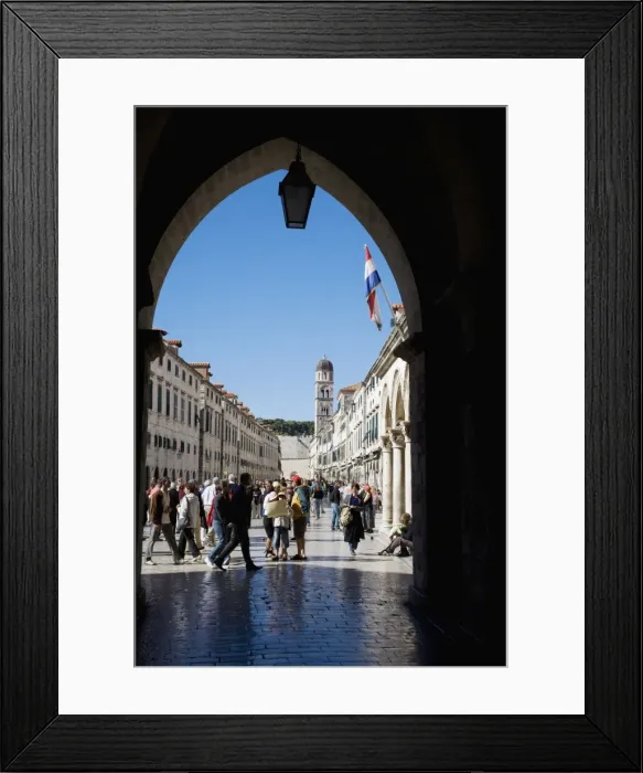 Framed Print : Dubrovnik, Croatia, Europe Framed Print : Dubrovnik, Croatia, Europe