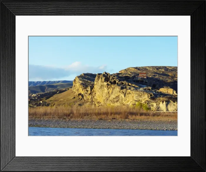 Framed Print : Shida Kartli, monastery at Bronze Age settlement of Uplistsikhe, ancient cave city Framed Print : Shida Kartli, monastery at Bronze Age settlement of Uplistsikhe, ancient cave city