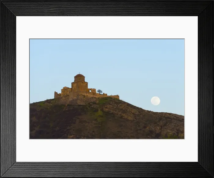 Framed Print : Jvari Church (Holy Cross Church), early Georgian tetraconch design, Mtskheta, historical capital Framed Print : Jvari Church (Holy Cross Church), early Georgian tetraconch design, Mtskheta, historical capital