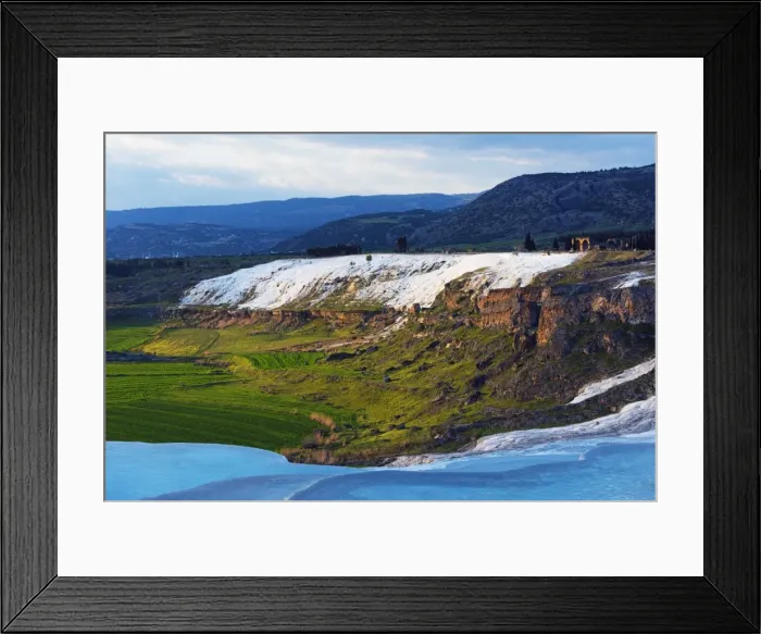 Framed Print : White travertine basins, Pamukkale, UNESCO World Heritage Site, Western Anatolia Framed Print : White travertine basins, Pamukkale, UNESCO World Heritage Site, Western Anatolia