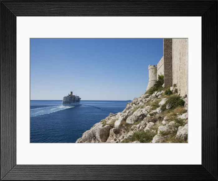 Framed Print : Dubrovnik, Croatia, Europe