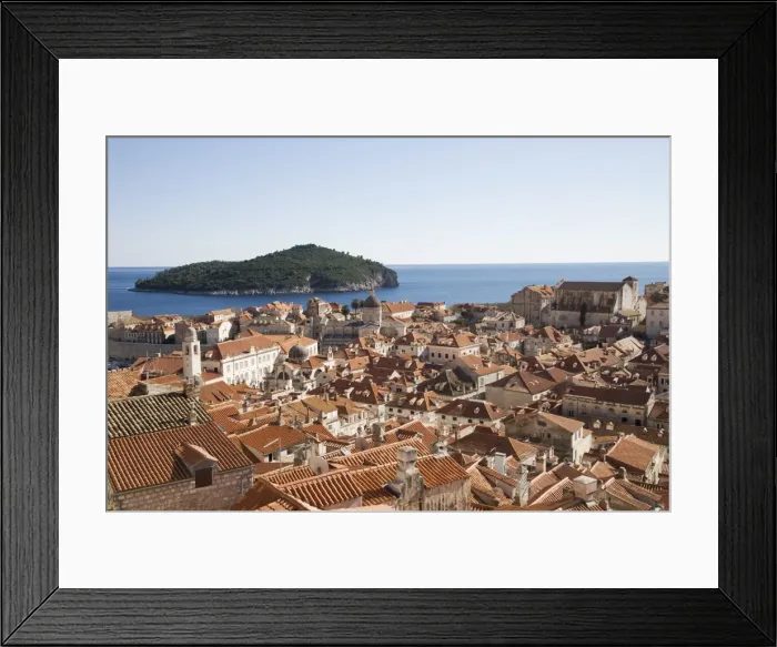 Framed Print : Dubrovnik, Croatia, Europe Framed Print : Dubrovnik, Croatia, Europe