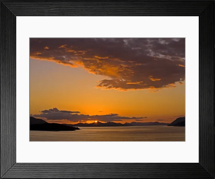 Framed Print : Sunset on the Dalmatian Coast, Dubrovnik area, Dalmatia, Croatia, Europe Framed Print : Sunset on the Dalmatian Coast, Dubrovnik area, Dalmatia, Croatia, Europe