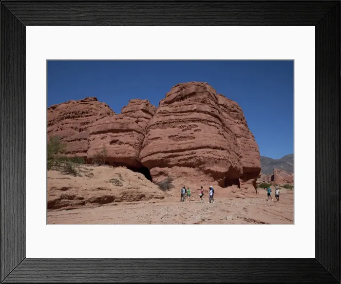 Framed Print : Rock formations in the foothills of Andes in Cafayate region, Salta, Argentina, South