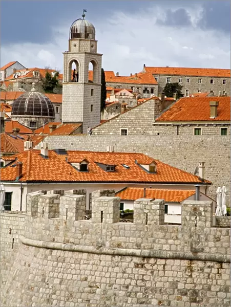 Bell Tower, Dubrovnik, Dalmatia, Croatia, Europe