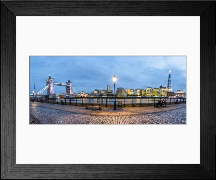 Framed Print : Tower Bridge and the Shard, England, United Kingdom, Europe