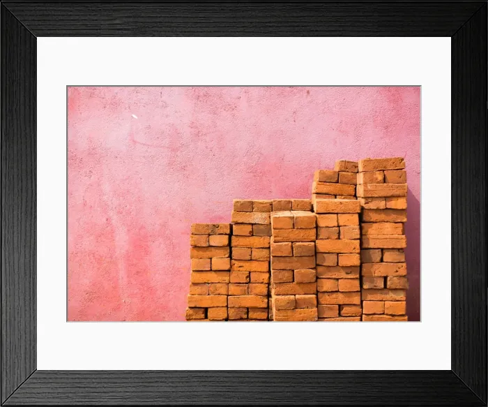 Framed Print : Bricks, Negombo, Sri Lanka, Asia Framed Print : Bricks, Negombo, Sri Lanka, Asia
