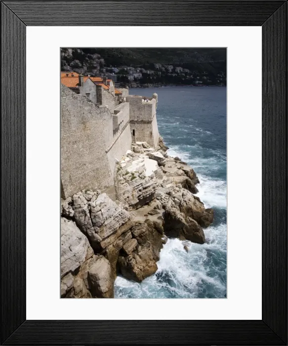 Framed Print : City Walls, Dubrovnik, Dalmatia, Croatia, Europe Framed Print : City Walls, Dubrovnik, Dalmatia, Croatia, Europe