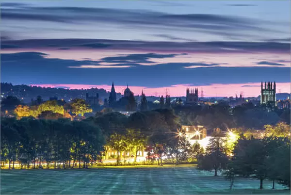 Oxford from South Park, Oxford, Oxfordshire, England, United Kingdom, Europe