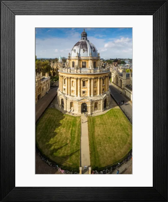Framed Print : Radcliffe Camera, from St. Marys Church, Oxford, Oxfordshire, England, United Kingdom Framed Print : Radcliffe Camera, from St. Marys Church, Oxford, Oxfordshire, England, United Kingdom
