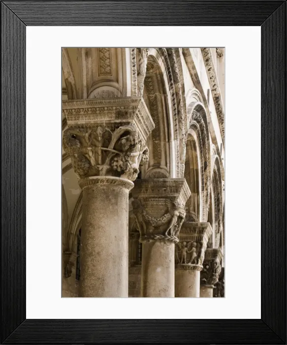 Framed Print : Columns of the Rectors Palace, Old Town, Dubrovnik, Dalmatia, Croatia, Europe Framed Print : Columns of the Rectors Palace, Old Town, Dubrovnik, Dalmatia, Croatia, Europe