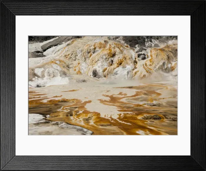 Framed Print : Sinter deposits at Orakei Koraka geothermal area, Rotorua, North Island, New Zealand Framed Print : Sinter deposits at Orakei Koraka geothermal area, Rotorua, North Island, New Zealand