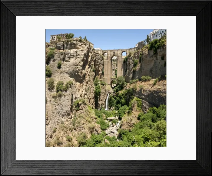 Framed Print : El Tajo gorge and the Puente Viejo, Ronda, Malaga province, Andalucia, Spain, Europe Framed Print : El Tajo gorge and the Puente Viejo, Ronda, Malaga province, Andalucia, Spain, Europe