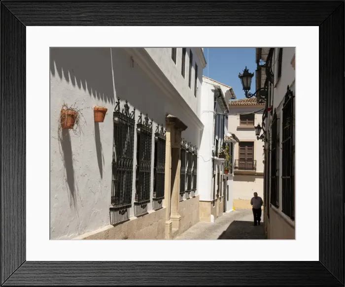 Framed Print : Houses in old quarter, Ronda, Malaga province, Andalucia, Spain, Europe Framed Print : Houses in old quarter, Ronda, Malaga province, Andalucia, Spain, Europe