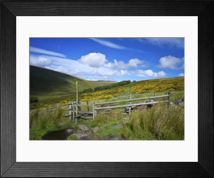 Framed Print : The footpath to Wistmans Wood on Dartmoor, Devon, England, United Kingdom, Europe Framed Print : The footpath to Wistmans Wood on Dartmoor, Devon, England, United Kingdom, Europe