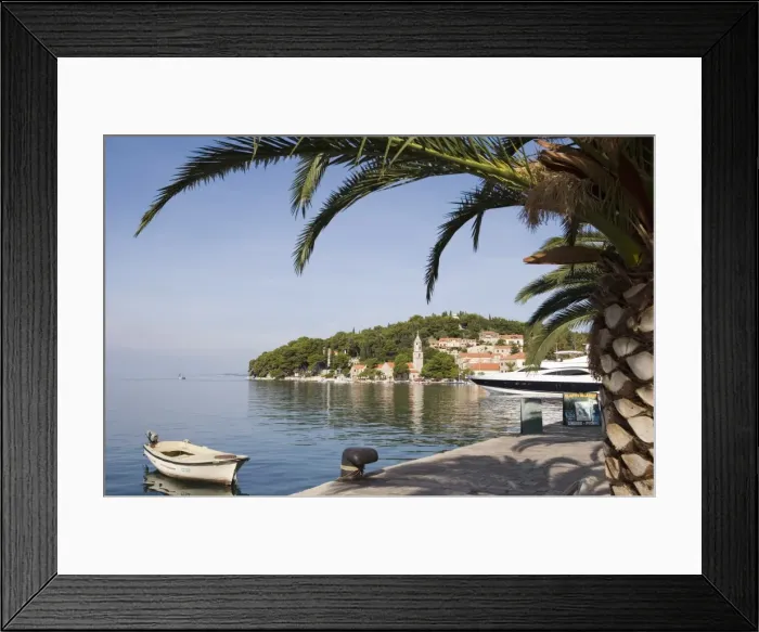 Framed Print : Harbour at Cavtat on the Dalmation Coast, Croatia, Europe Framed Print : Harbour at Cavtat on the Dalmation Coast, Croatia, Europe