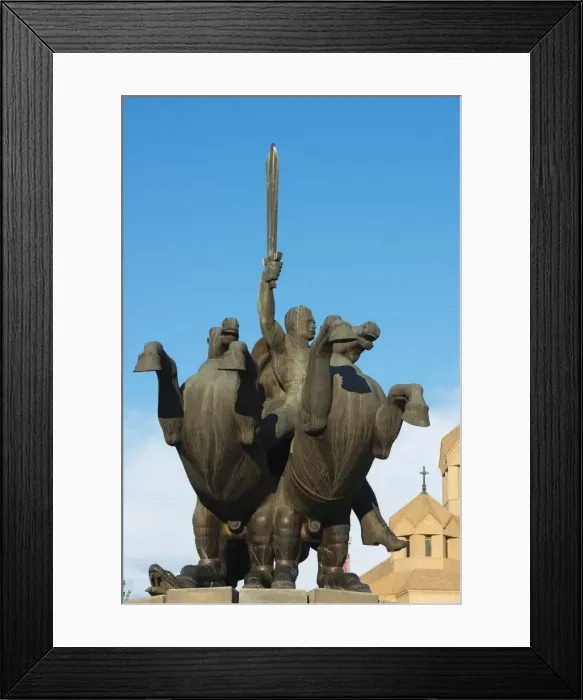 Framed Print : Statue of St. Grigor at St. Gregory the Illuminator Cathedral, Yerevan, Armenia, Caucasus Framed Print : Statue of St. Grigor at St. Gregory the Illuminator Cathedral, Yerevan, Armenia, Caucasus