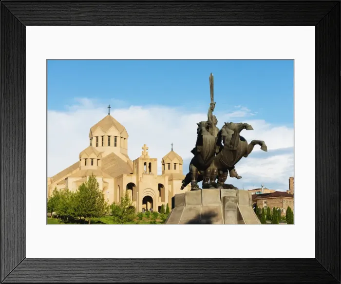 Framed Print : Statue of St. Grigor at St. Gregory the Illuminator Cathedral, Yerevan, Armenia, Caucasus Framed Print : Statue of St. Grigor at St. Gregory the Illuminator Cathedral, Yerevan, Armenia, Caucasus