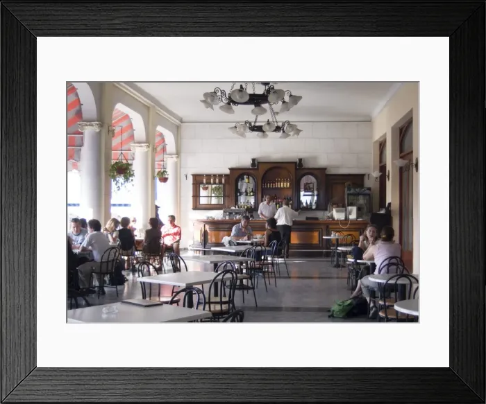Framed Print : The veranda cafe and bar at the Casa Granda Hotel, Parque Cespedes, Santiago de Cuba Framed Print : The veranda cafe and bar at the Casa Granda Hotel, Parque Cespedes, Santiago de Cuba
