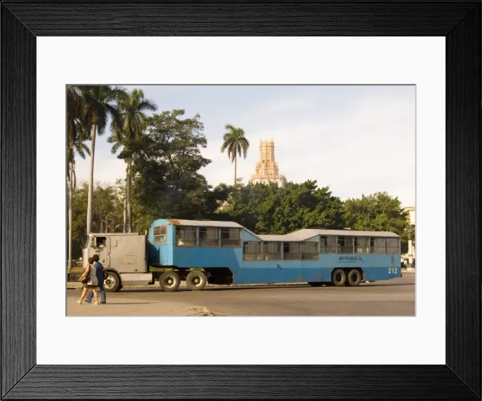 Framed Print : A camello bus in central Havana, Cuba, West Indies, Central America Framed Print : A camello bus in central Havana, Cuba, West Indies, Central America