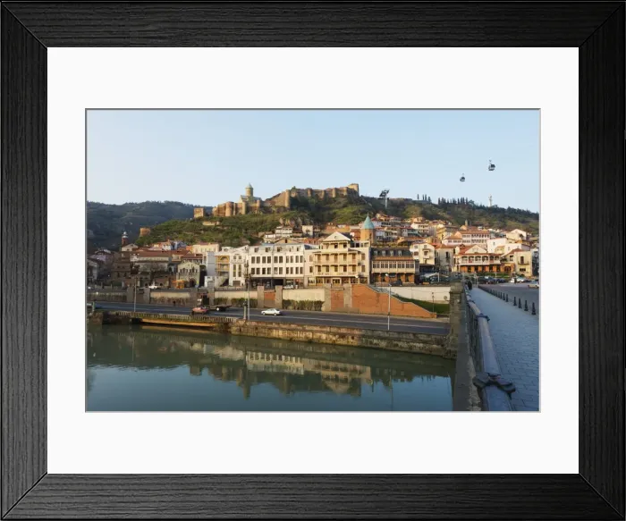 Framed Print : OId town and Narikala castle above Mtkvari River, Tbilisi, Georgia, Caucasus, Central Asia Framed Print : OId town and Narikala castle above Mtkvari River, Tbilisi, Georgia, Caucasus, Central Asia