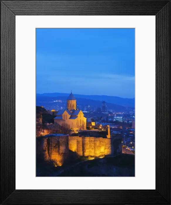 Framed Print : St. Nicholas church on top of Narikala Fortress, Tbilisi, Georgia, Caucasus, Central Asia Framed Print : St. Nicholas church on top of Narikala Fortress, Tbilisi, Georgia, Caucasus, Central Asia