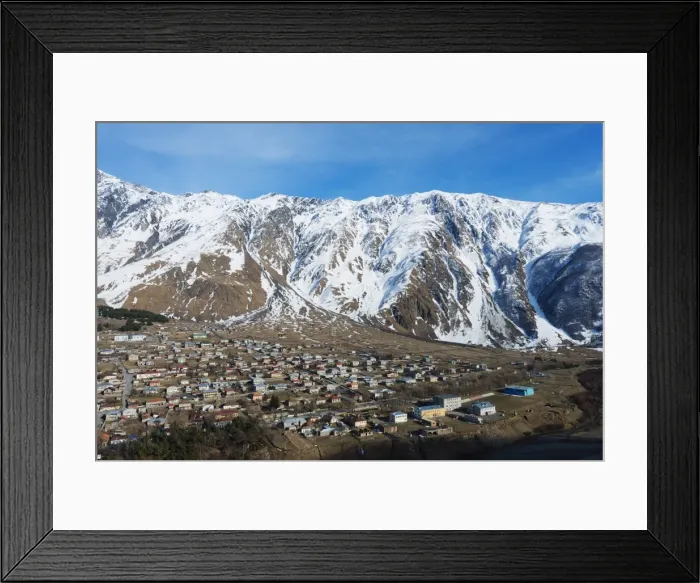 Framed Print : Stepantsminda, Kazbegi, Georgia, Caucasus region, Central Asia, Asia Framed Print : Stepantsminda, Kazbegi, Georgia, Caucasus region, Central Asia, Asia