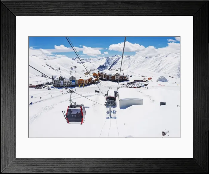 Framed Print : Gondola lift, Gudauri ski resort, Georgia, Caucasus region, Central Asia, Asia Framed Print : Gondola lift, Gudauri ski resort, Georgia, Caucasus region, Central Asia, Asia
