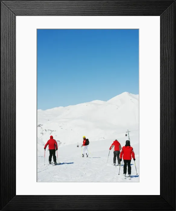 Framed Print : Skiers at Gudauri ski resort, Georgia, Caucasus region, Central Asia, Asia Framed Print : Skiers at Gudauri ski resort, Georgia, Caucasus region, Central Asia, Asia