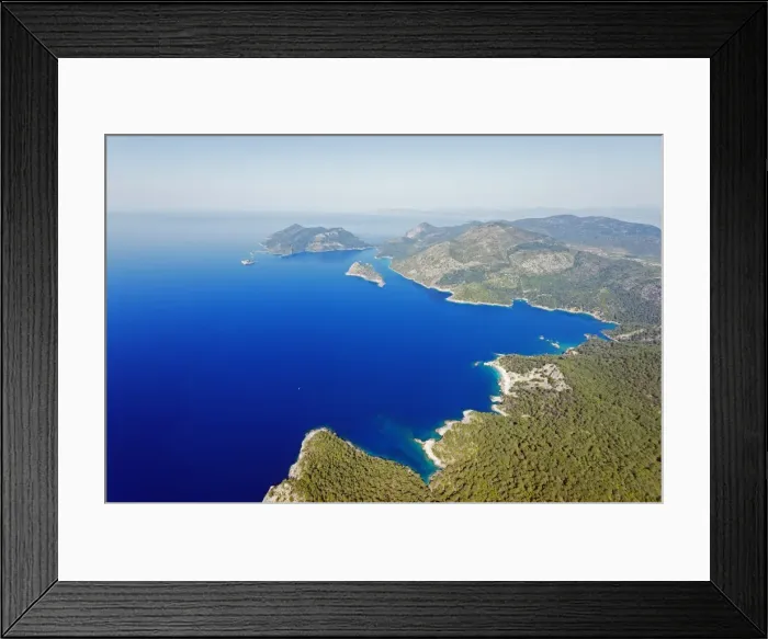 Framed Print : Blue Lagoon and Belcekiz beach, Fethiye, Aegean Turquoise coast, Mediterranean region Framed Print : Blue Lagoon and Belcekiz beach, Fethiye, Aegean Turquoise coast, Mediterranean region